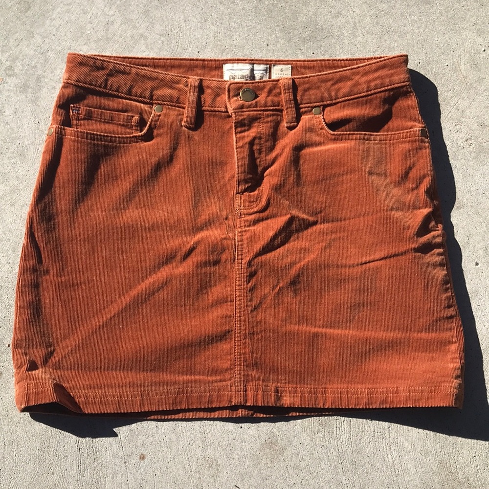 Patagonia corduroy skirt